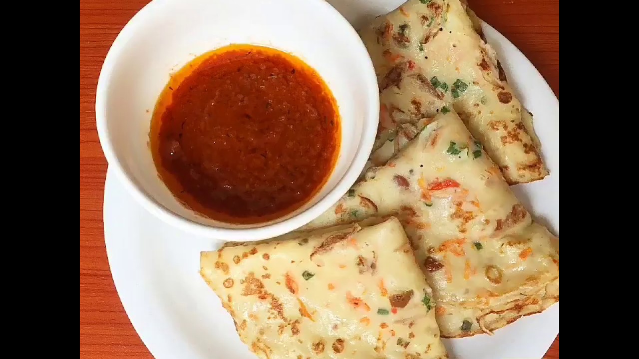 SAVOURY PANCAKES RECIPE WITH VEGGIES AND SHREDDED CHICKEN- NIGERIAN