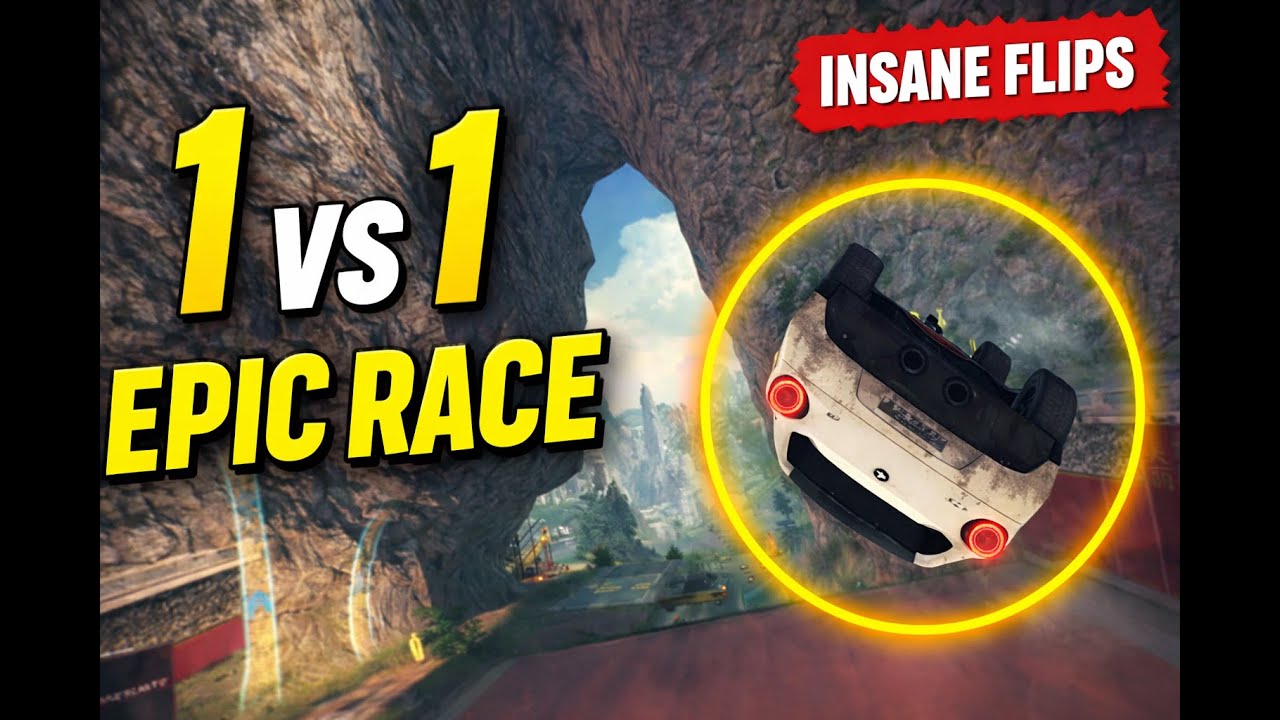 Asphalt 8 1v1 Epic Race — Insane Flips & Crazy Finish 🚗