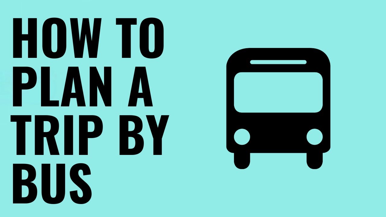 plan a trip using public transportation