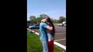 Brother in Navy surprises sister!