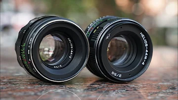 Helios 44-2 with 44m-4 comparative review with samples