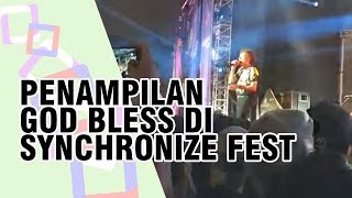 Penampilan God Bless Meriahkan Panggung Synchronize Fest 2018