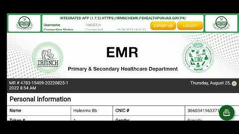how the lhv put the medicine in EMR