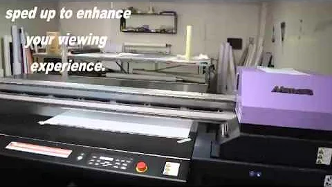 Digital Printing with UV LED flatbed printer