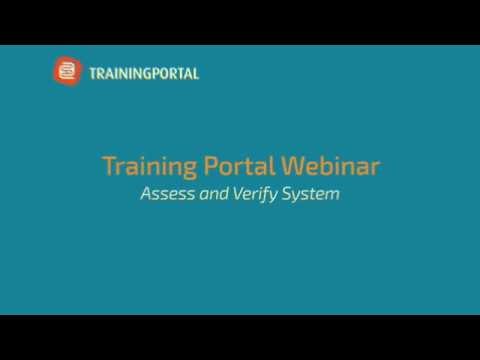 Trainingportal CMS - Role of the Assessor