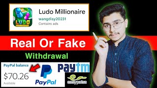 Ludo millionare app withdrawal | Ludo millionare app Real or fake screenshot 3