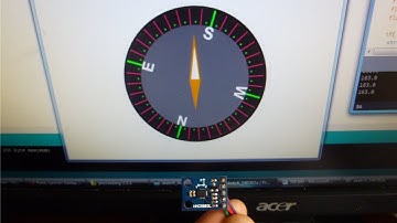 HMC5883L Triple Axis Magnetometer with Processing