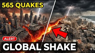 565 EARTHQUAKES IN 24 HOURS! Global Seismic Surge Recorded...