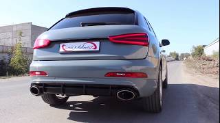 Custom Unlimited. Audi Q3 2.0TFSI custom valve exhaust on FLOWMASTER mufflers