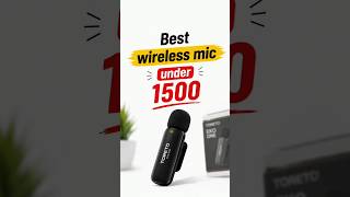 Best Wireless Mic For Youtube Video | Under 1500 🔥 Mic for Android & Iphone #shorts #wireless