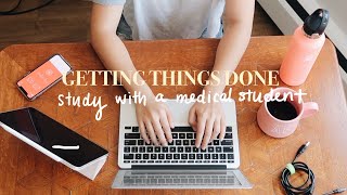 STUDY WITH ME VLOG // 8 hours of studying in a weekend!