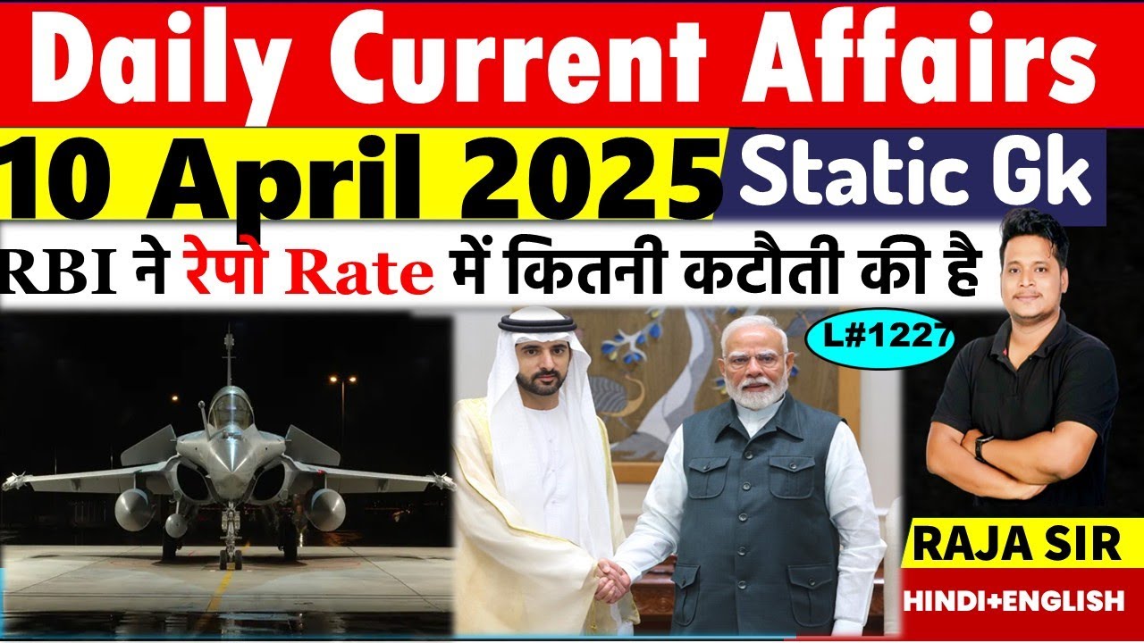 10 April 2025 |Current Affair Today | Daily Current Affairs | Ssc |Rrb ...
