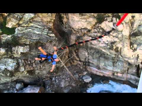 Bungee Jumping at Bridge To Nowhere in Azusa, CA -...