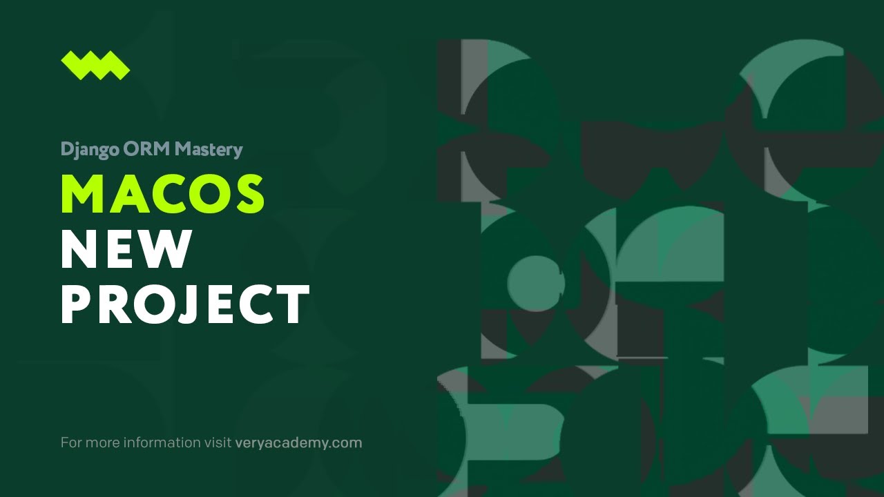 Project Setup (MacOS Setup) | Django ORM Model Essentials - YouTube