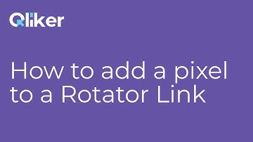 How to add a pixel to a Rotator Link