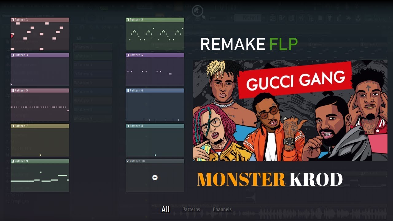 Lil Pump - GUCCI GANG FLP Remake FL Studio [FREE FLP DOWNLOAD]