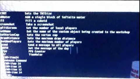 how to access the comand prompt in fortress craft