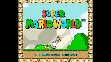 BSNES | Super Mario World | SNES Emulator HD Gameplay