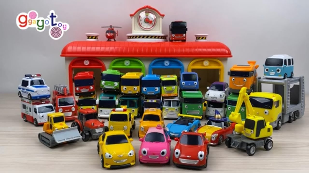 Распаковка набора друзей Tayo Little Bus