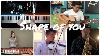 Ed Sheeran - Shape of You All instruments [Piano, Guiter, Violin, Marimba, Saxophone Cover] #az7mix screenshot 5