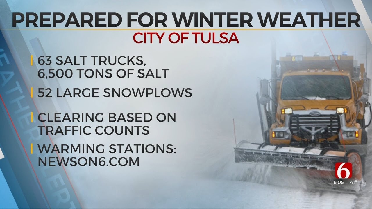 City Of Tulsa On Standby For Potential Winter Weather - YouTube