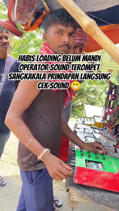 Gaya operator prindapan saat cek sound 😁#vidokocak #kocak #prindapan #adaadaja #wkwkwk #lucu #kocak