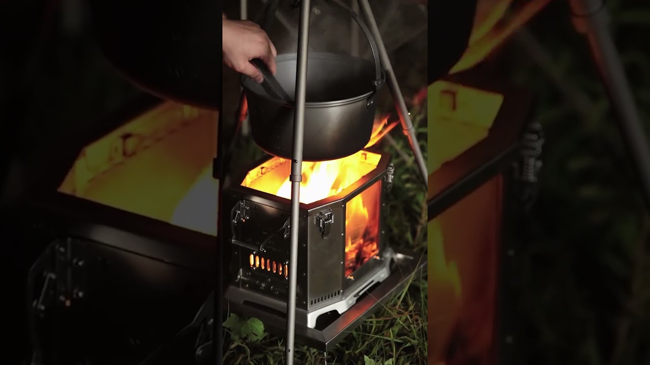 🔥 Create Your Own Heat with Space Station Modular Stove: Multi-Function DIY Wood Burner! 🌲