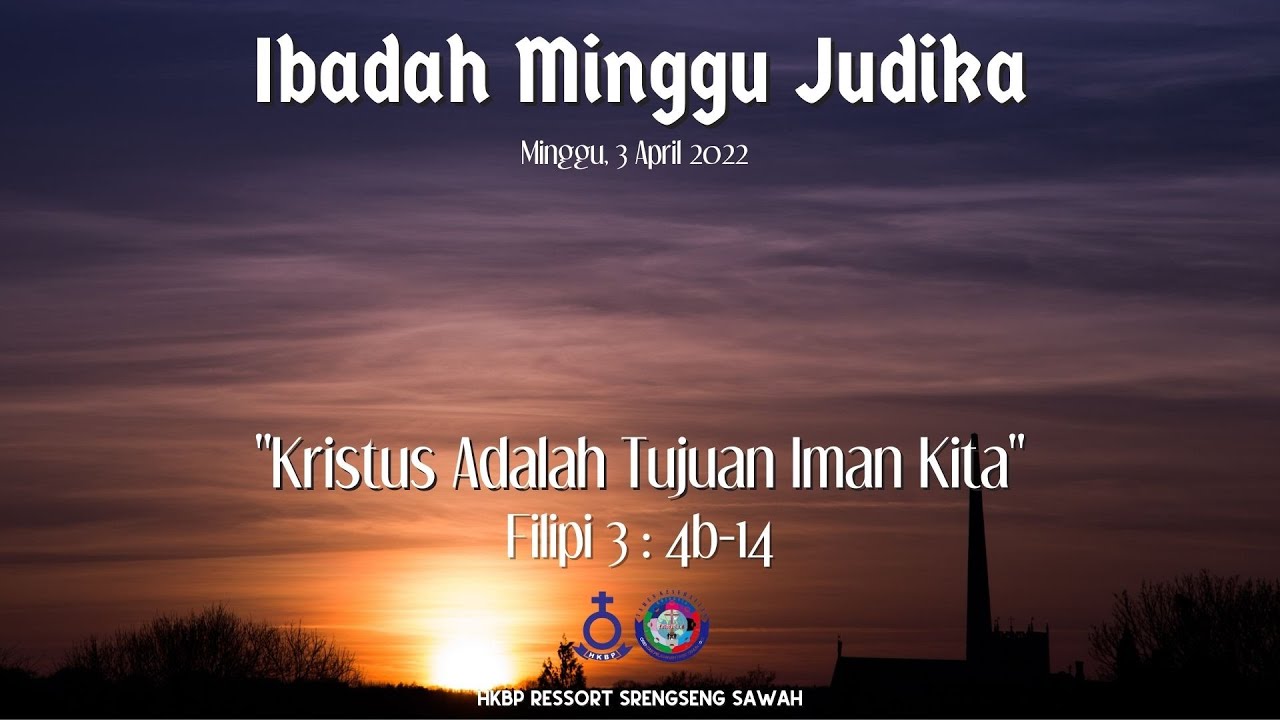 Live Streaming Ibadah Minggu Pagi 3 April 2022 | MINGGU JUDIKA - YouTube