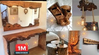 Estas ideas Rustica con Troncos Viejo y Ramas secas te Explotaran la Cabeza !130 Ideas de Bricolaje¡