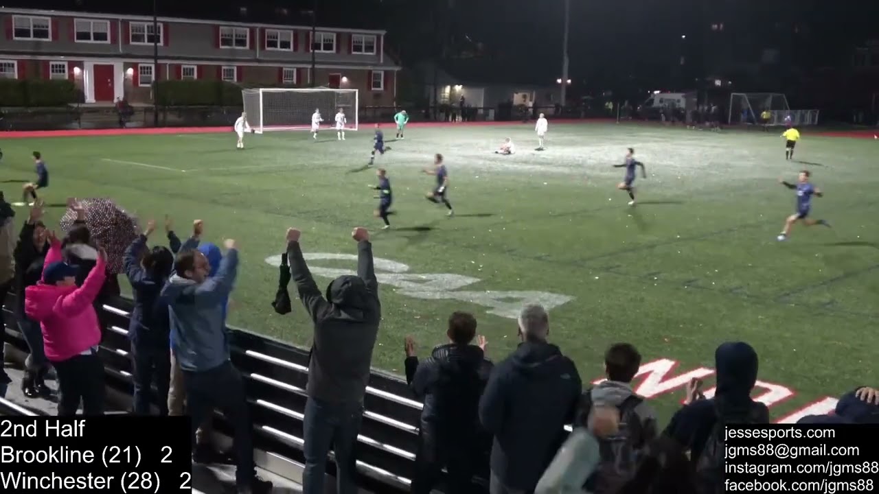 Highlights: Brookline vs. Winchester Boys' Soccer (MIAA Division I Round of 16) 11/10/25