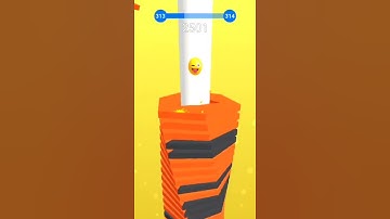 Gameplay Stack Ball Walkthrough Mobile Challenge Android IOS #shorts