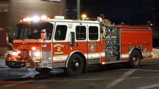 Hillside Fire Truck 1 and Roselle Fire Engine 2 responding to a 3rd Alarm Fire | 2/2/26