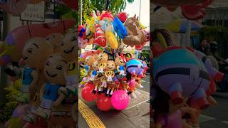 Upin Ipin dan Mr. Crabs Balon