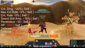 CABAL ONLINE (PH) Battle Mode3 Synergy Combo Combinations (BM3 WA Combo) Warrior Axe Destroyer