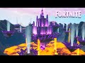 Fortnite Creative Timelapse - Volcano Crystal Castle