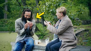 Celebrity Billionaire pretends to be homeless in New York and changes a man's life. Profile