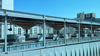 2022-03-15 竹ノ塚駅高架化工事の様子(下り急行線)