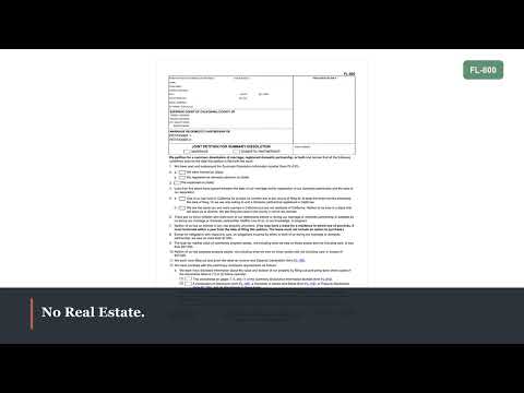 How to Fill Out Form FL-800 in California (2026) | Joint Petition for Summary Dissolution