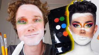 I Followed a James Charles Make Up tutorial