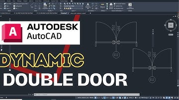 How to Create AutoCAD 2024  Dynamic blocks Double Door blocks step by step | #how  #autocad