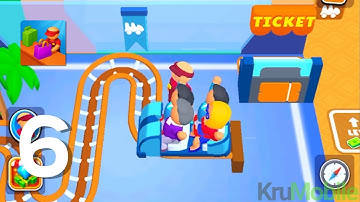 My Shopping Mall - Gameplay Walkthrough Part 6 - Roller Coaster Area (Android, IOS)