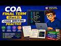 COA Final Term (Part 2) — Code Writing Practice
