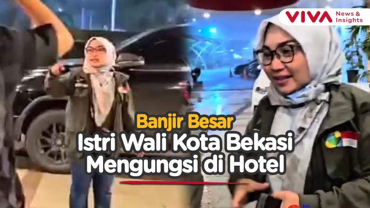 Istri Wali Kota Bekasi Tampak Ngungsi di Hotel Saat Bekasi Dilanda Banjir