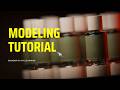 How to Model a Realistic Product Bottle