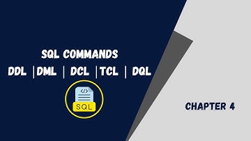 SQL Commands DDL | DML | DCL | TCL | DQL