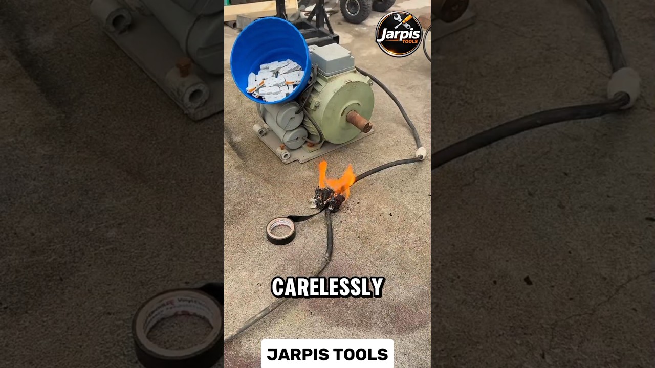 Wire Connector Tool – Safe & Easy Way to Fix Broken Wires #ElectricalTools #DIYFix #safety