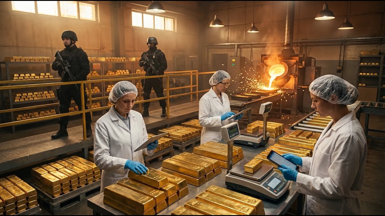 FROM DUST TO PURE GOLD: The Secret Process Inside a Giant Mine