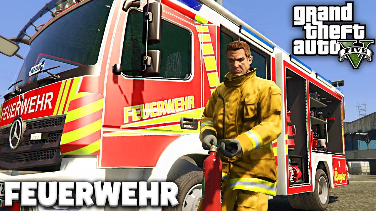 GTA 5 FEUERWEHR MOD - EINKAUFSLADEN in FLAMMEN! - Deutsch - Grand Theft GTA 5 FEUERWEHR MOD - EINKAUFSLADEN in FLAMMEN! - Deutsch - Grand Theft