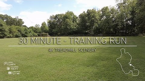 30 Minute Run // No Annoying Mid Video Ads // 4K Running Treadmill Scenery // Road & Trail Run