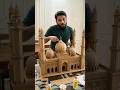 Short &amp; Catchy: Making of Taj Mahal with Cardboard | DIY Art 🕌​#TajMahalModel #CardboardArt